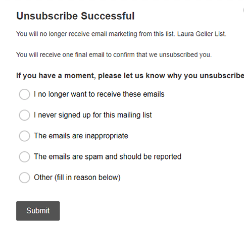 Have You Unsubscribed?