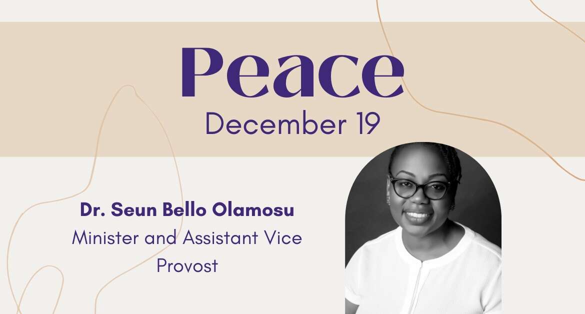 Praxis, No Filter: The Advent Edition on Peace